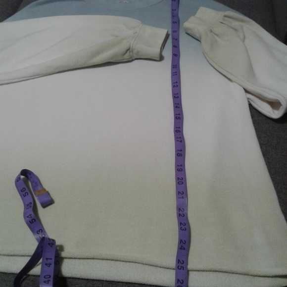 Rails Reeves Blue Mint Dip Dye Sweatshirt Size Small - Picture 8 of 11